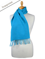 Fine Merino Scarf - Turquiose Fine Merino Scarf - Turquiose