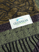 GlenAran Celtic Dogs Pattern Scarf GlenAran Celtic Dogs Pattern Scarf