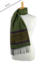 GlenAran Celtic Dogs Pattern Scarf - Eire GlenAran Celtic Dogs Pattern Scarf - Eire