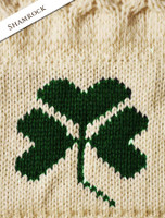 Shamrock Details from Merino Shamrock Baby Throw Shamrock Details from Merino Shamrock Baby Throw
