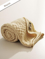 Luxury Merino Patchwork Throw - White Luxury Merino Patchwork Throw - White