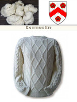 White Knitting Kit