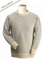 Norwegian Sweater - White/Navy