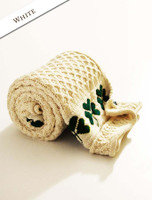 Large Merino Shamrock Throw