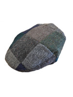 Children's Tweed Flat Cap - Patchwork
