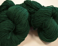 Aran Wool Knitting Hanks - Bottle Green