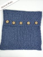 Aran-Knit Cushion Cover