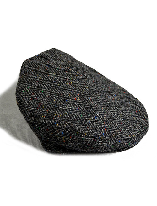 Tweed Flat Cap - Charcoal Tweed Flat Cap - Charcoal