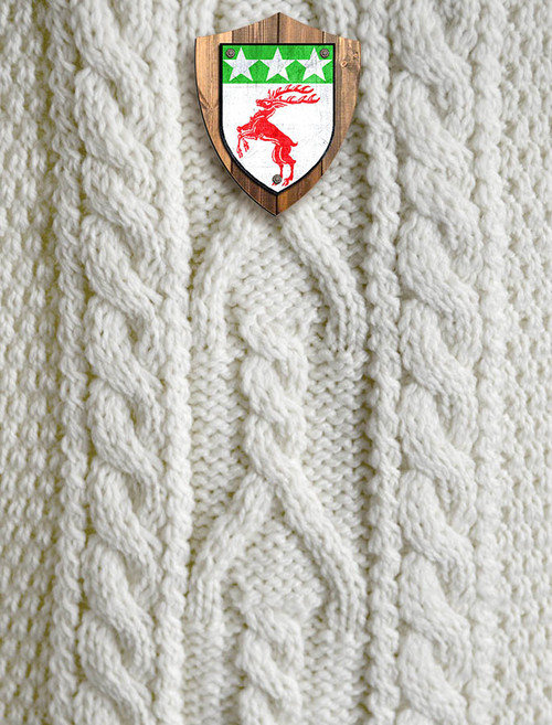 Doherty Clan Aran Throw