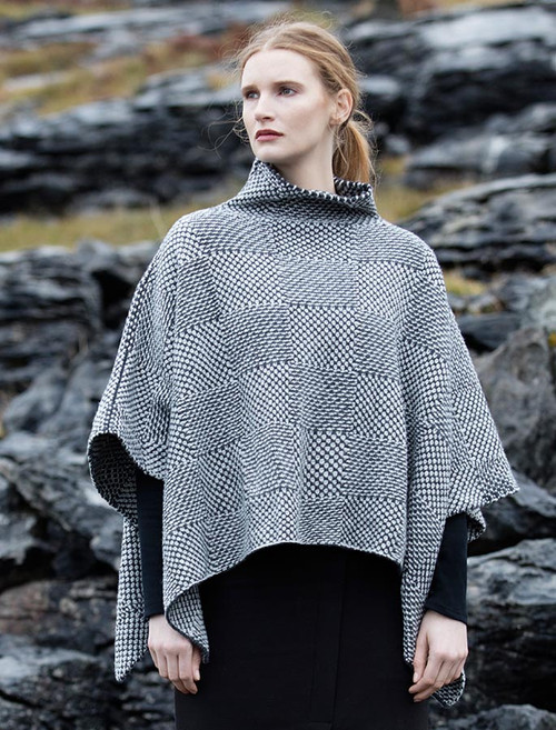 irish poncho sweater