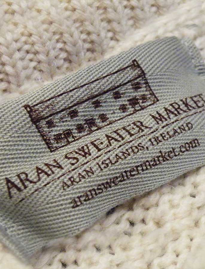 women's wool fisherman sweater