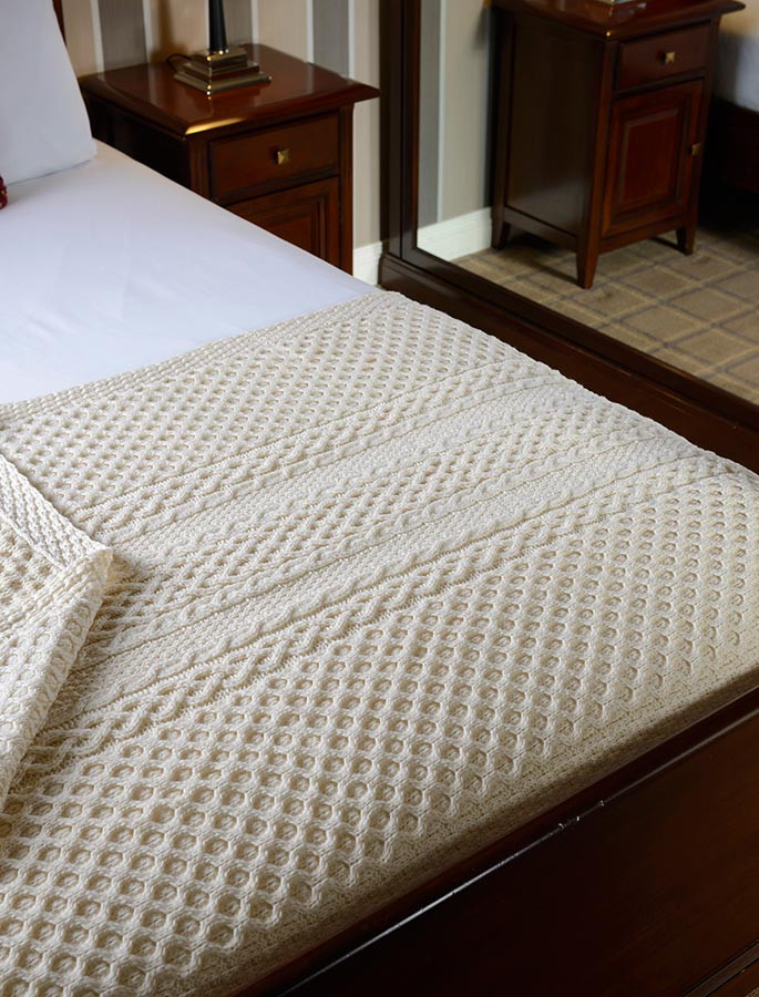 Mc Dermott Clan Aran Throw