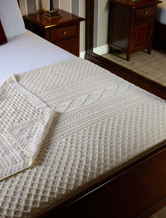 O'Flaherty Clan Aran Throw