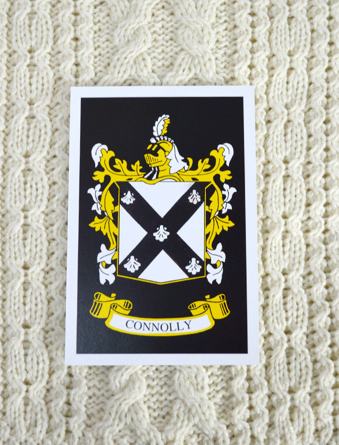 Connolly Clan Aran Throw Connolly Clan Aran Throw