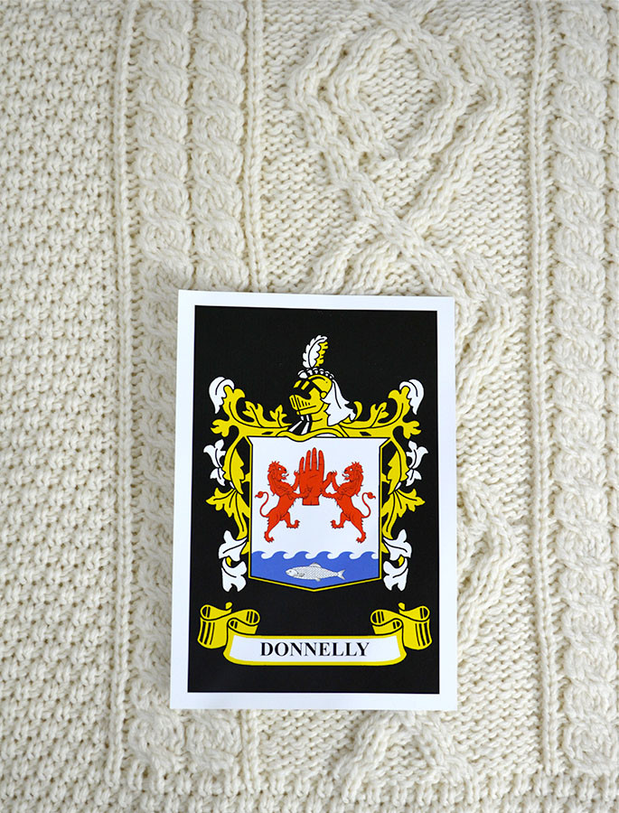 Donnelly Clan Aran Throw