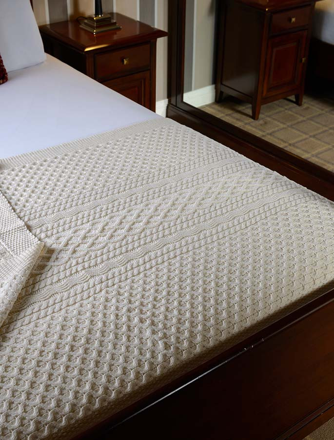 Farrell Clan Aran Throw