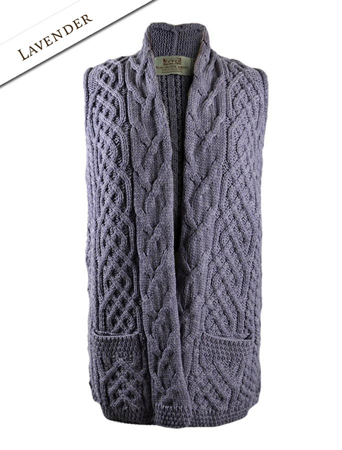 Cable Aran Waistcoat