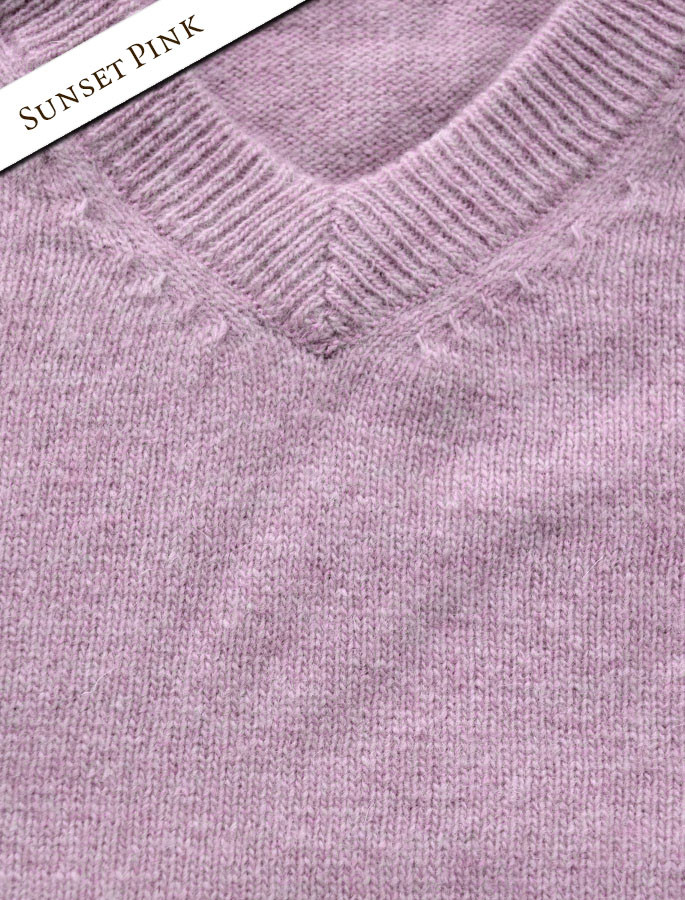 Womens Lambswool V-Neck Sweater