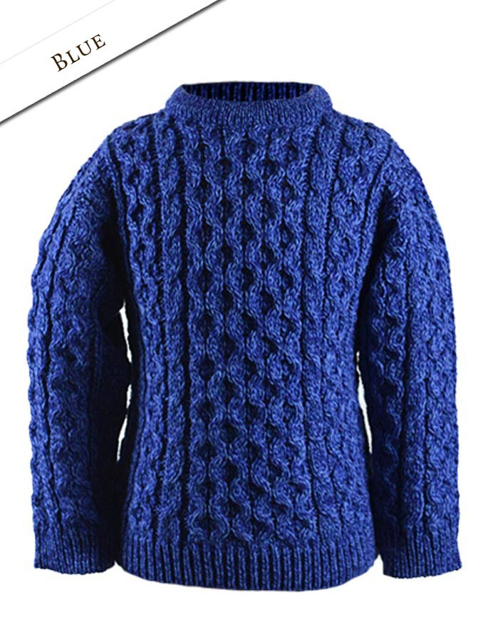 Alanui Kids intarsia-knit wool cardigan - Blue