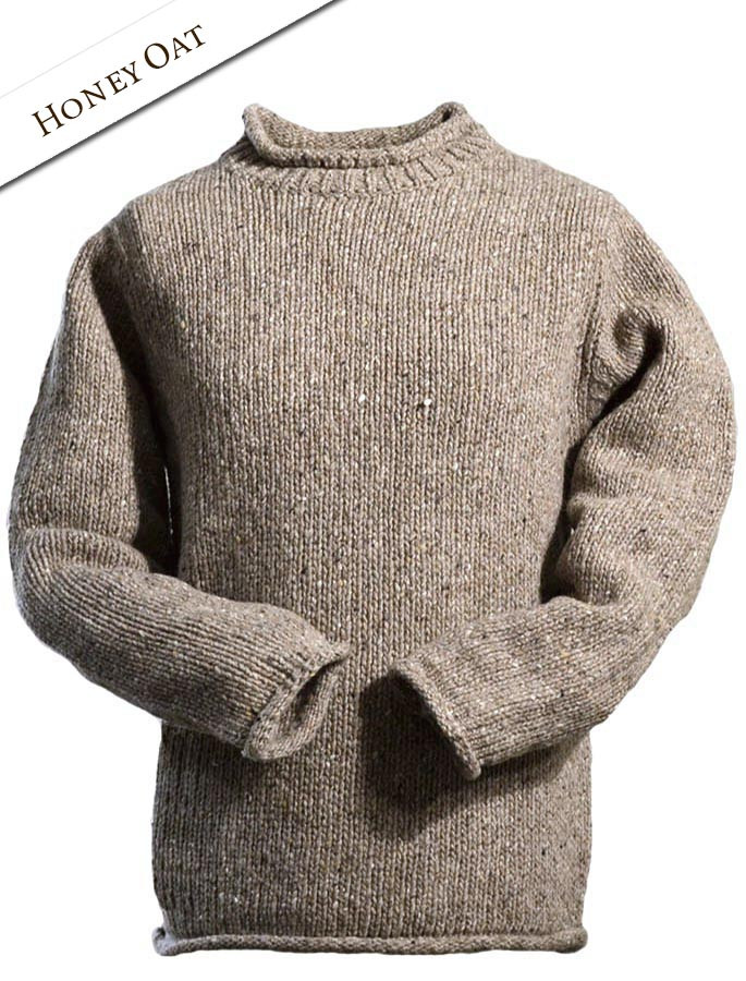 Roll Neck Sweater - Fisherman Sweater