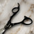 Microslit(tm) ERGO Black Hair Scissor