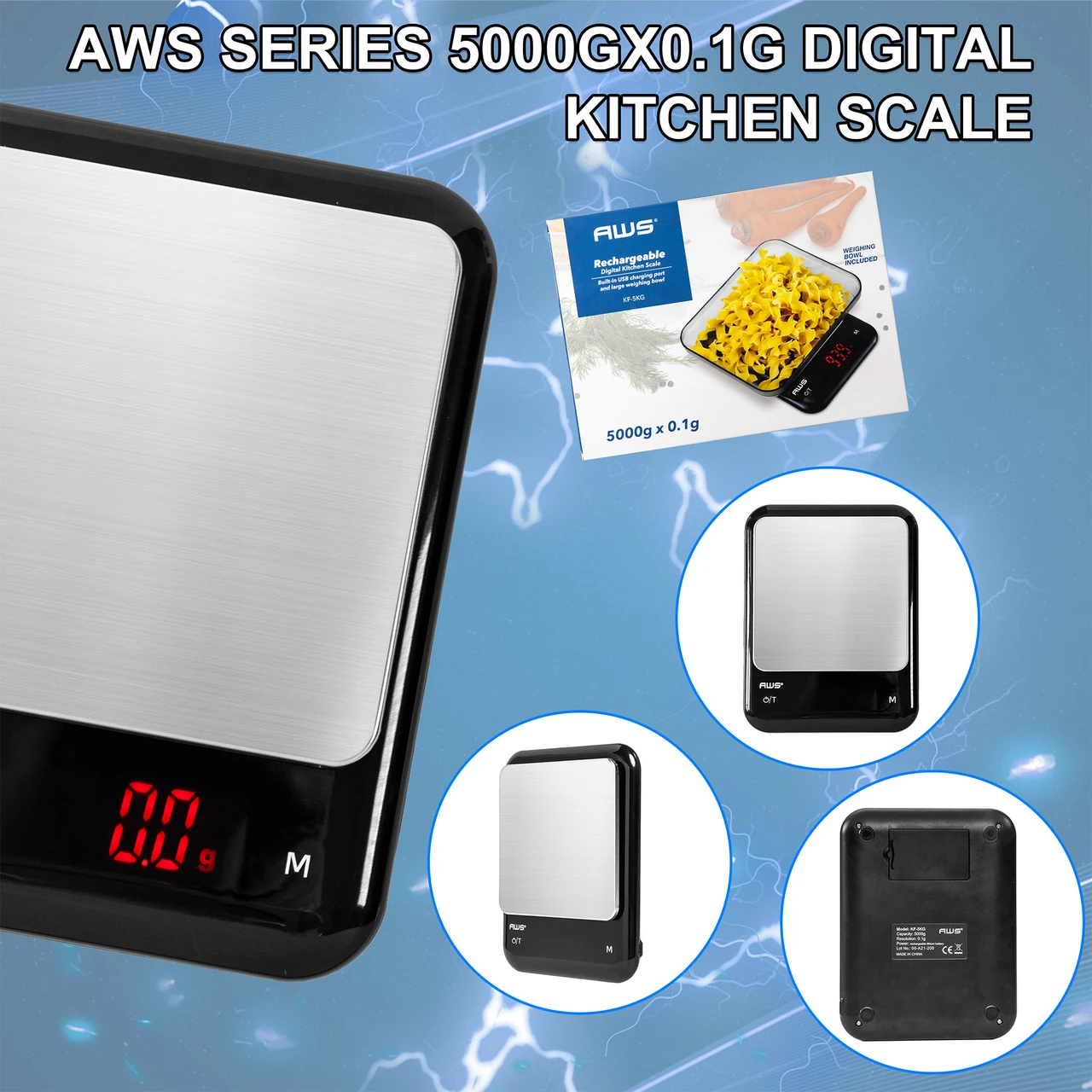 Travel-size digital pocket weighing scale