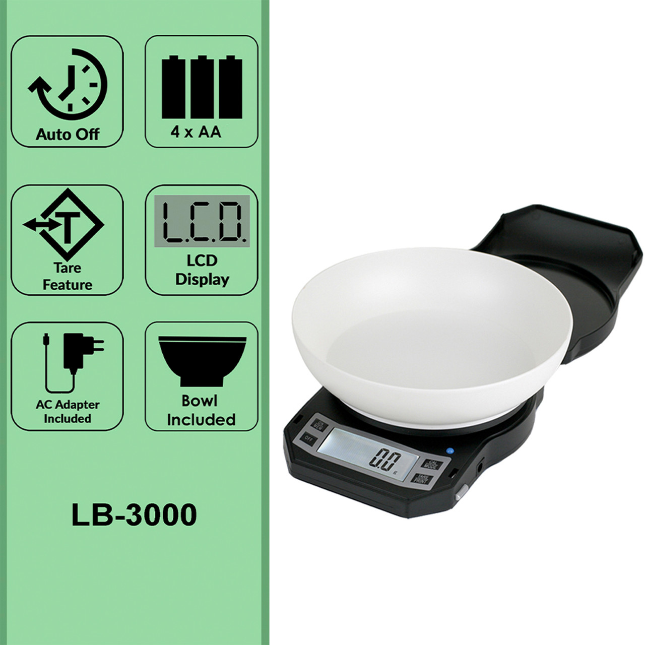 Food Kitchen Scale with Bowl 0.1G, Digital Weight Grams and Oz