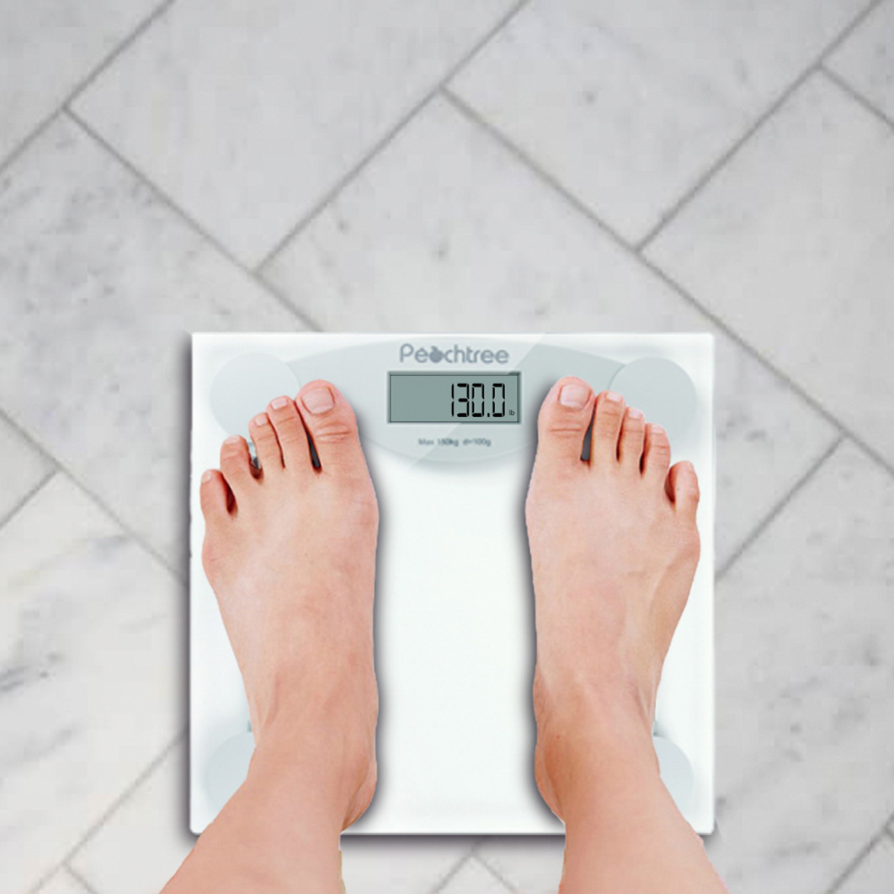 American Weigh Scales Talking Bathroom Scale 330CVS