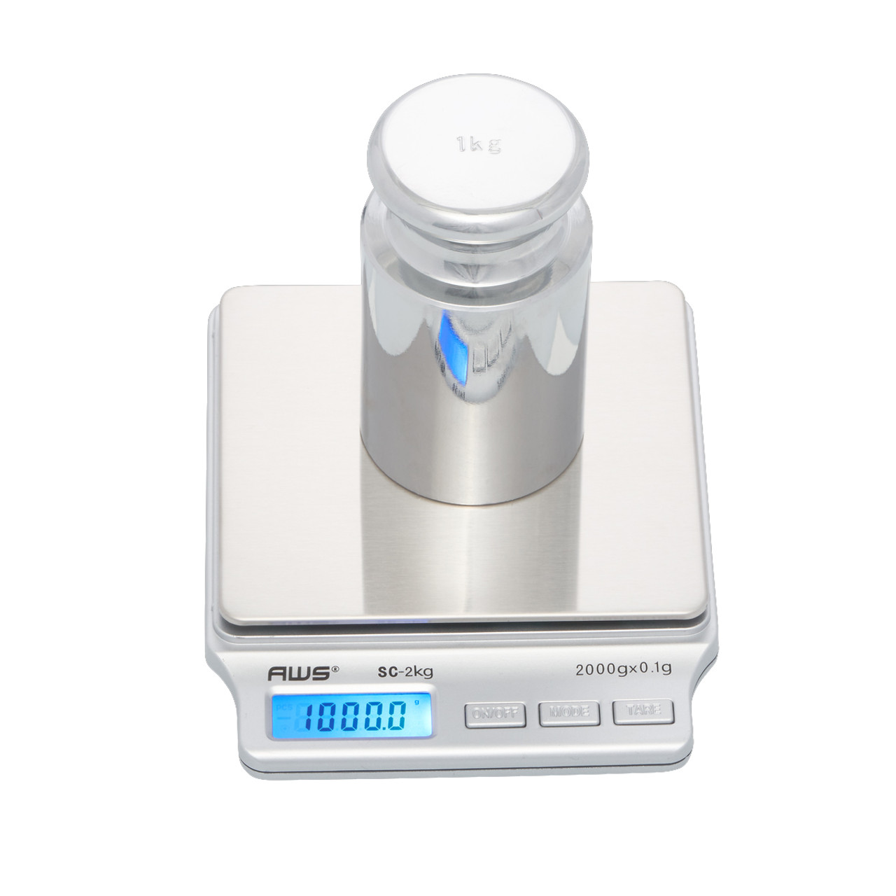 American Weigh Scales SC Series Precision Digital Portable Pocket Weight  Scale 2KG X 0.1G - Great For Kitchen