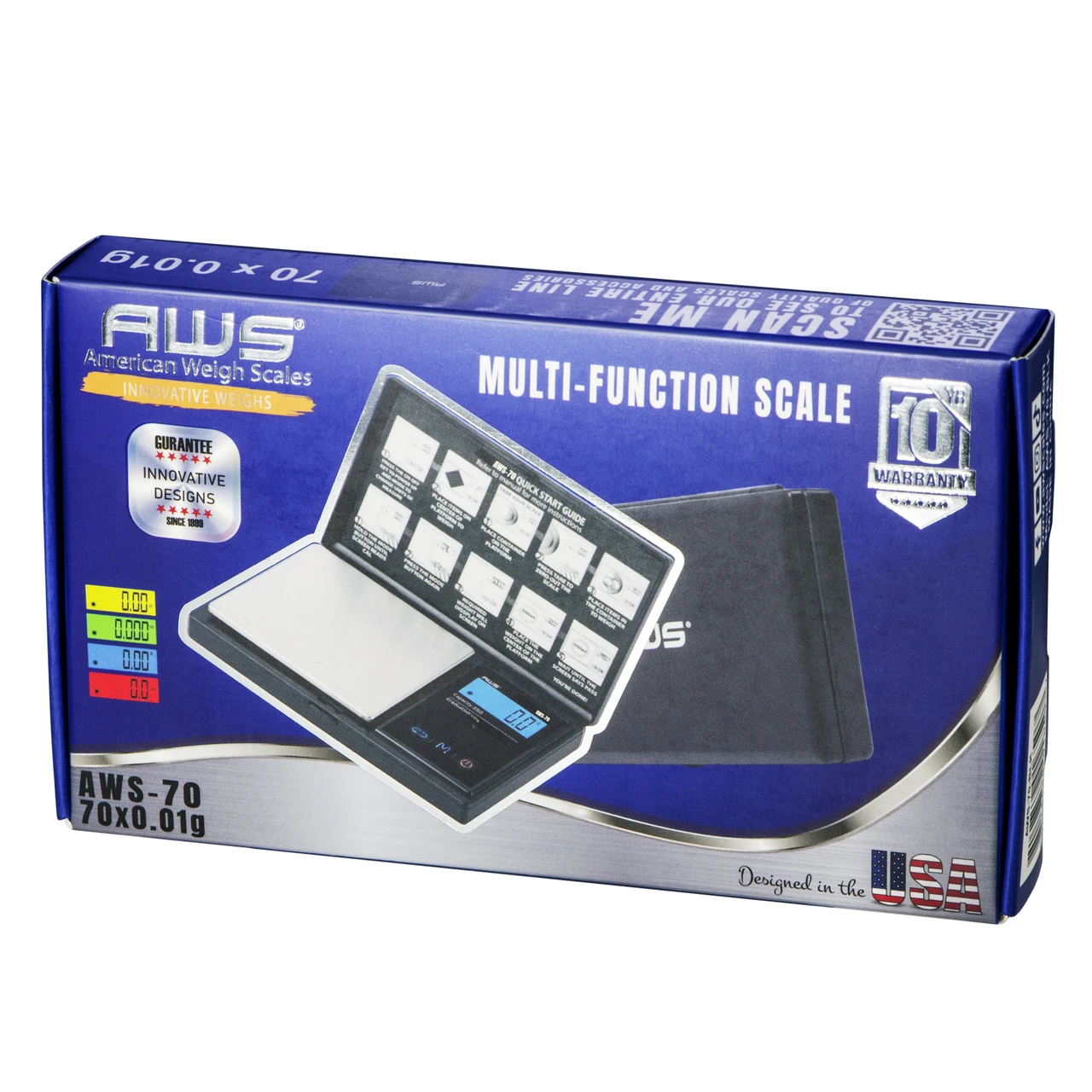 Travel-size digital pocket weighing scale