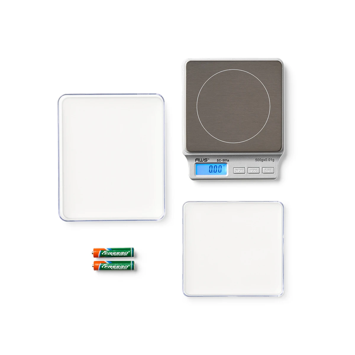 Portable mini pocket scale with protective cover