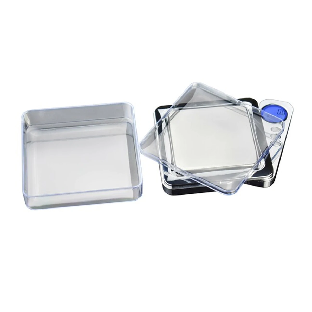 Portable mini pocket scale with protective cover