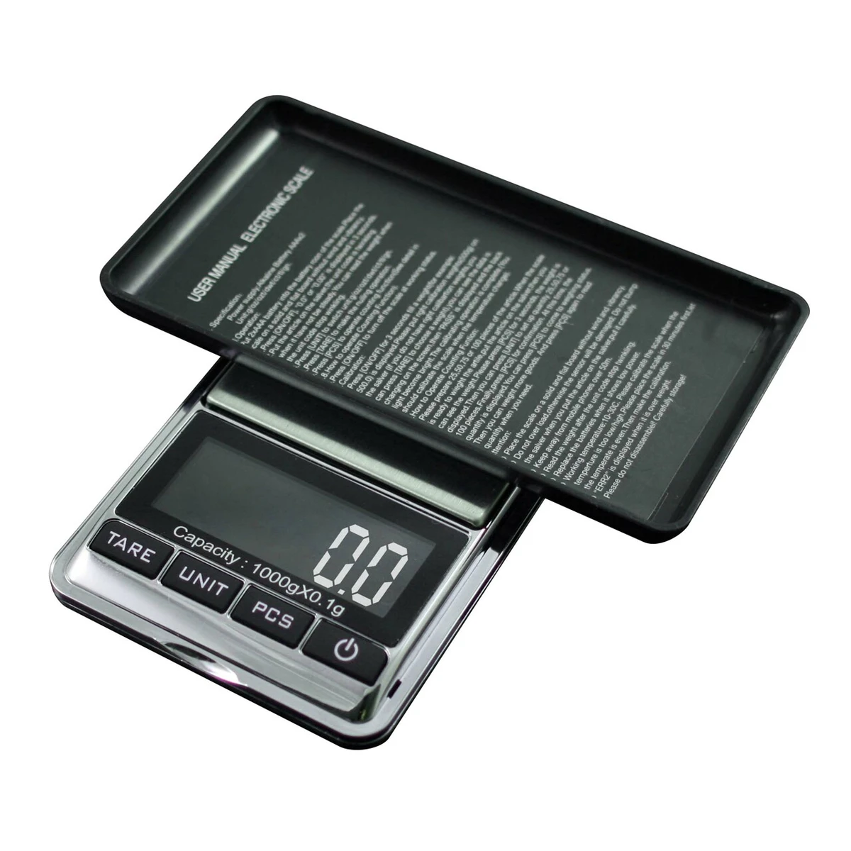 Small pocket scale for herbs, gems, and powders