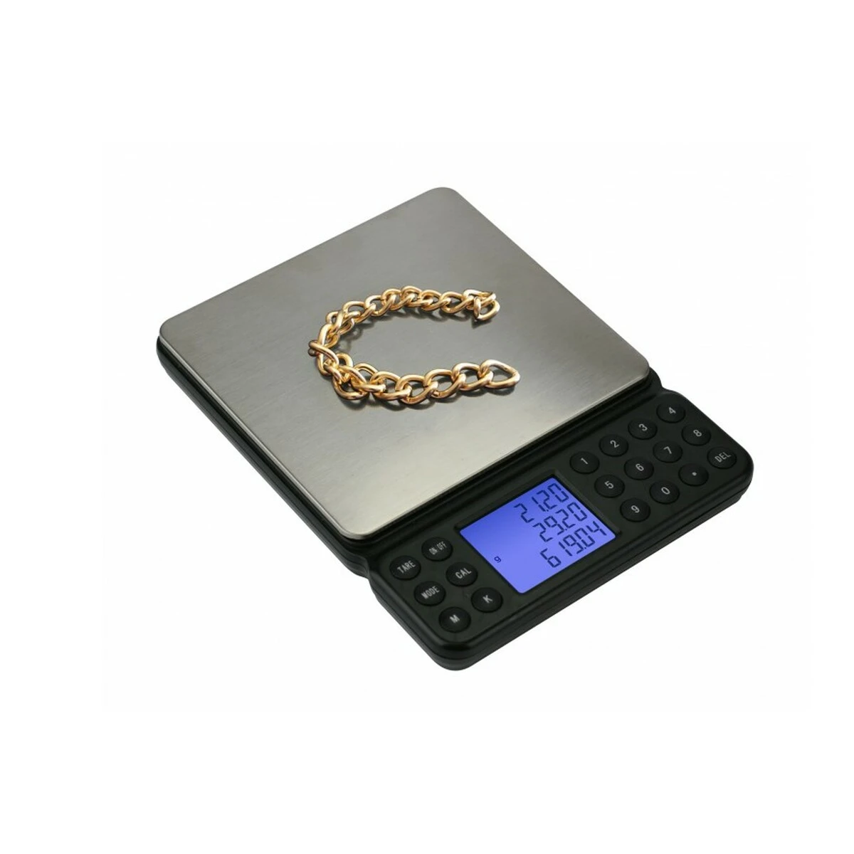 Travel-size digital pocket weighing scale
