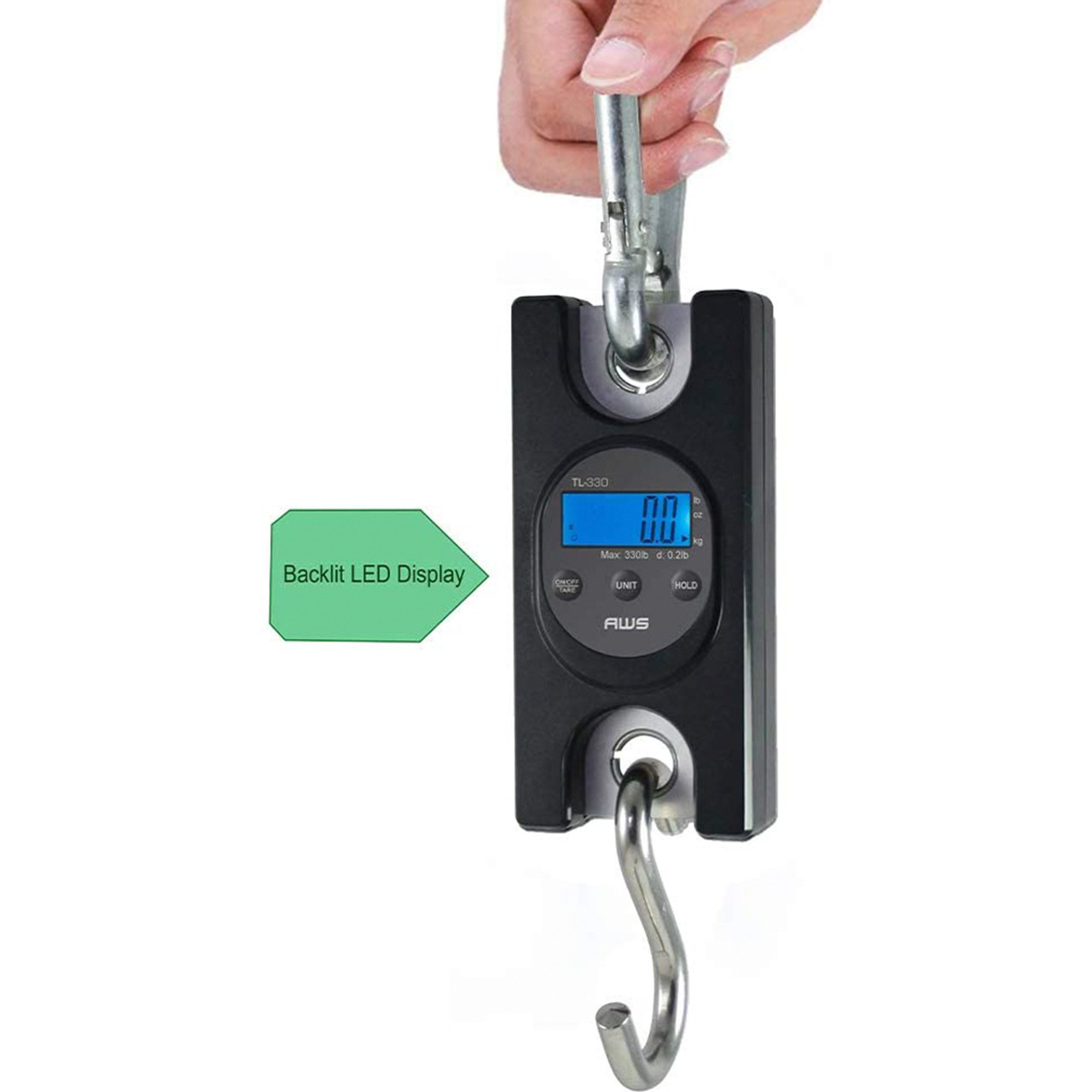 Hanging scale 300,0/0,1kg for adult. EU type approved - Vetek