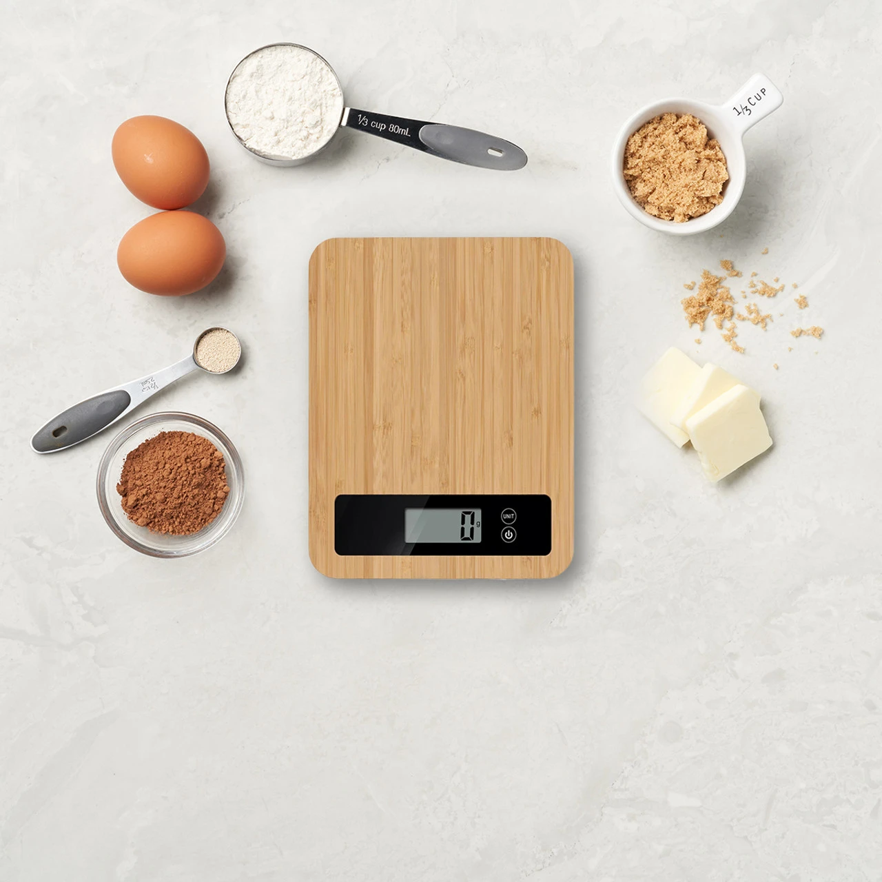 Precision pocket scale with LCD backlit display