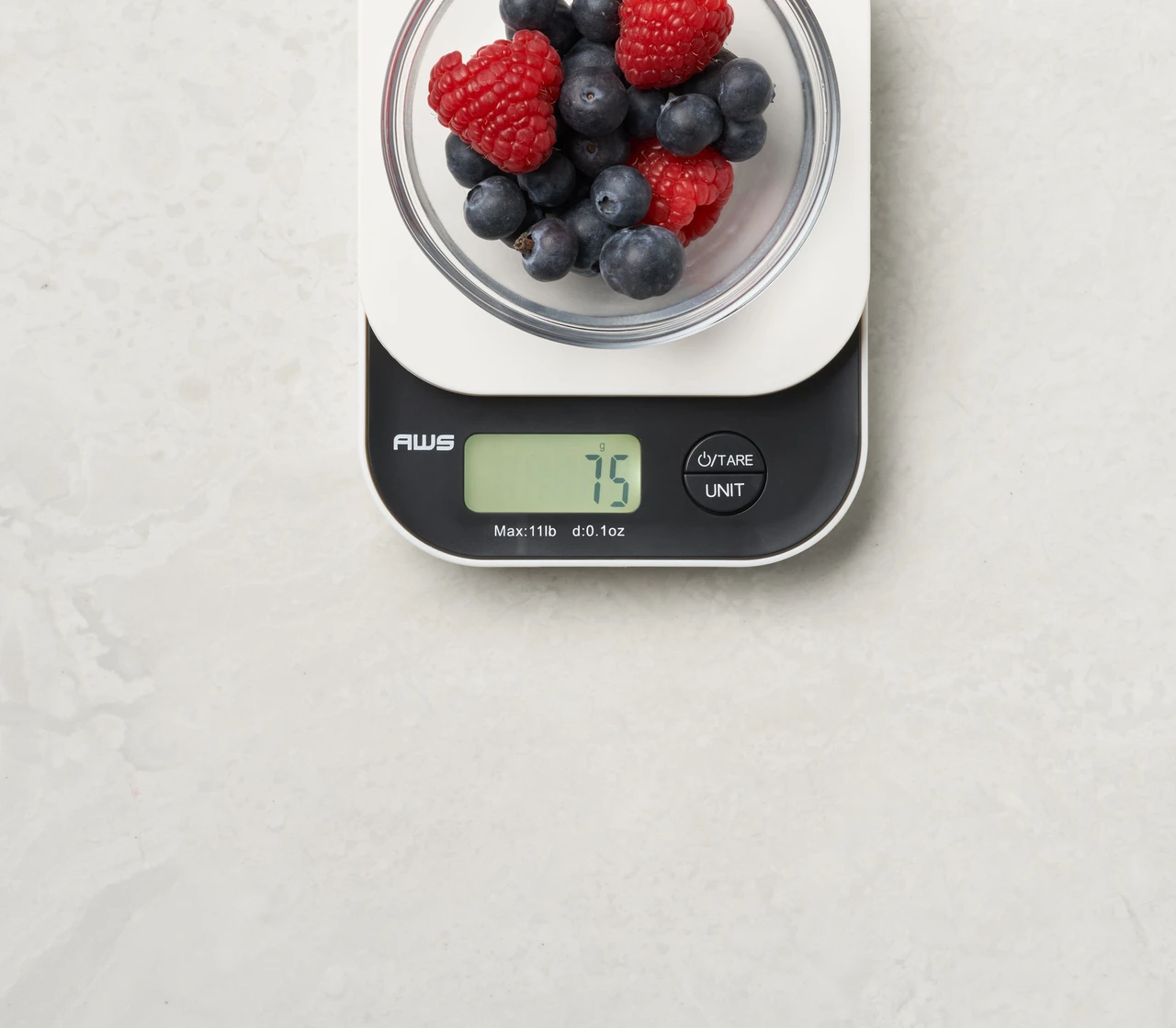 Precision pocket scale with LCD backlit display