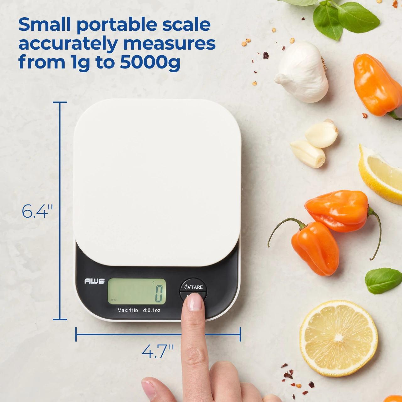Portable mini pocket scale with protective cover