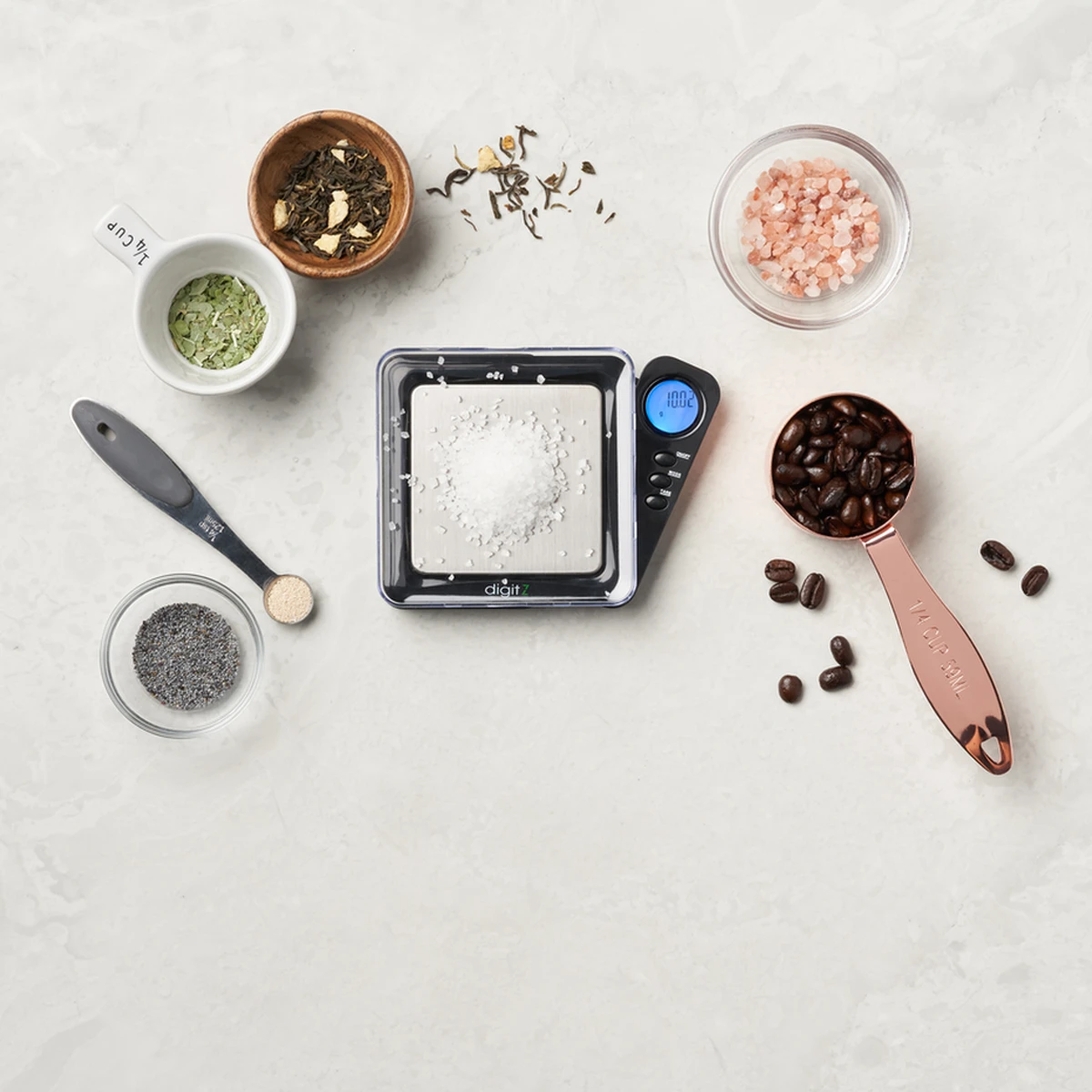 Small pocket scale for herbs, gems, and powders