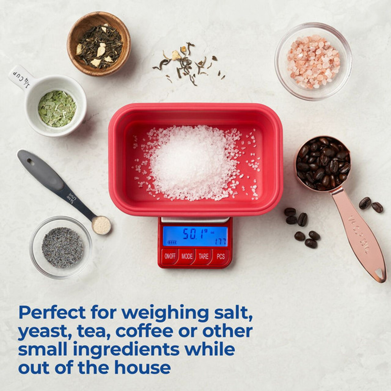 Gram Scale 220g/ 0.01g, Digital Pocket Scale 100g calibration