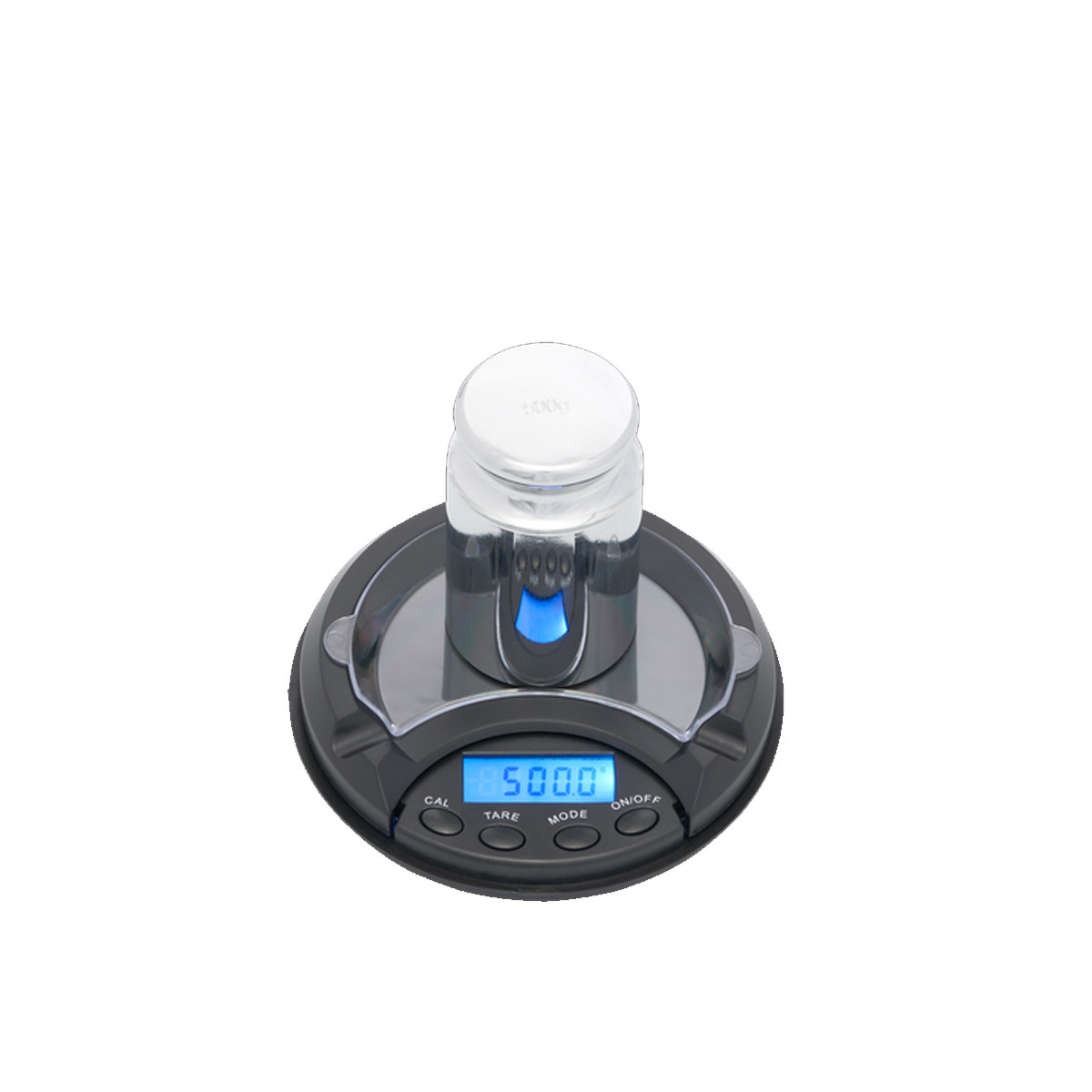 Portable mini pocket scale with protective cover