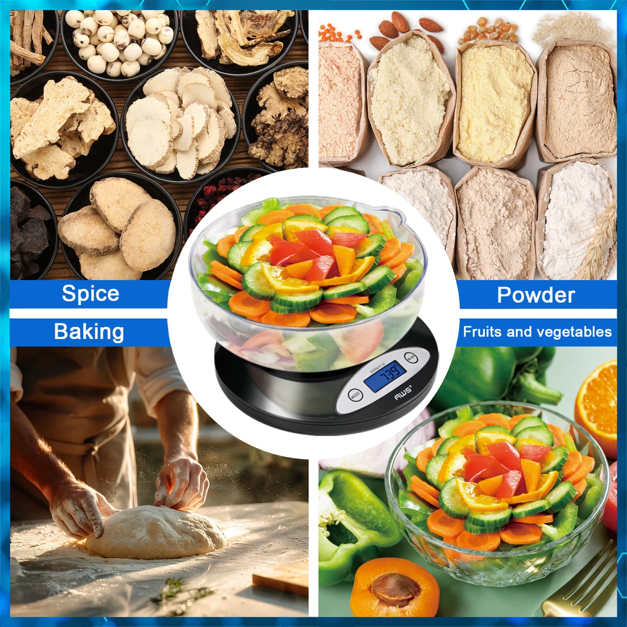 Travel-size digital pocket weighing scale