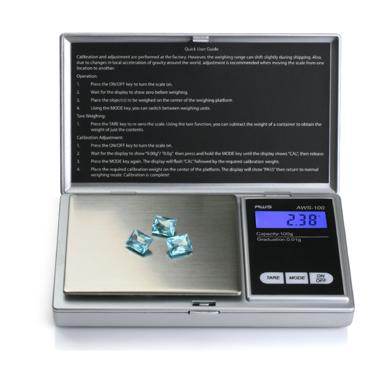ES100g Digital Pocket Scale - American Weigh Scales