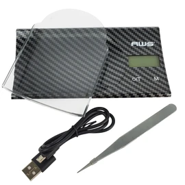 Scoop 650g Carbon Fiber Black Digital Pocket Scale