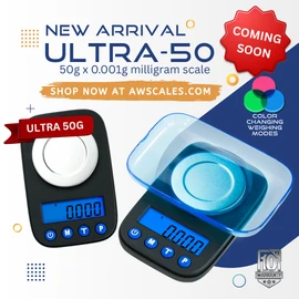 AWS-ULTRA-50G 50 X 0.001G MILLIGRAM SCALE