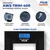 AWS-TRIM-400LB CLEAR GLASS BATHROOM SCALE