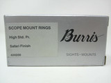 BURRIS SCOPE MOUNT RINGS, HIGH STANDARD