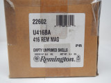 NEW 416 REM MAG -MFD BY REMINGTON BARNES