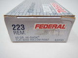 223 REMINGTON 50GR-FC/FEDERAL CLASSIC AMMO
