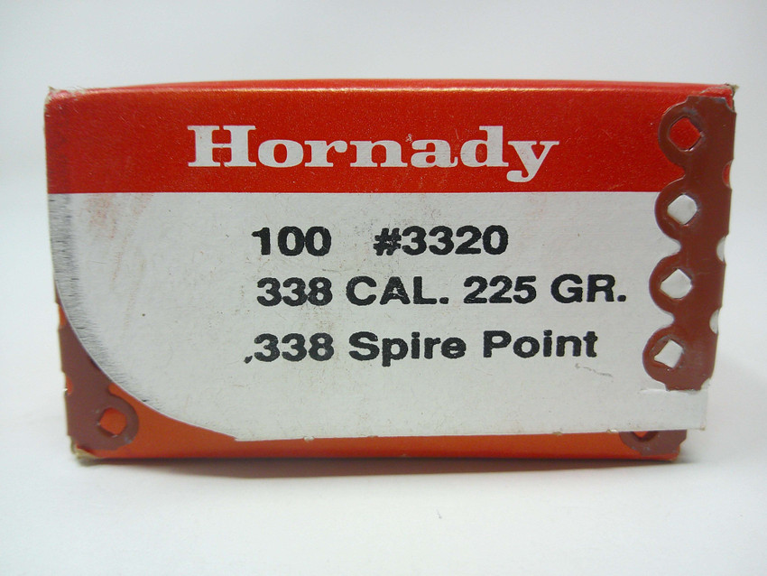 338 CAL/.338" 225 GR. HORNADY SPIRE POINT